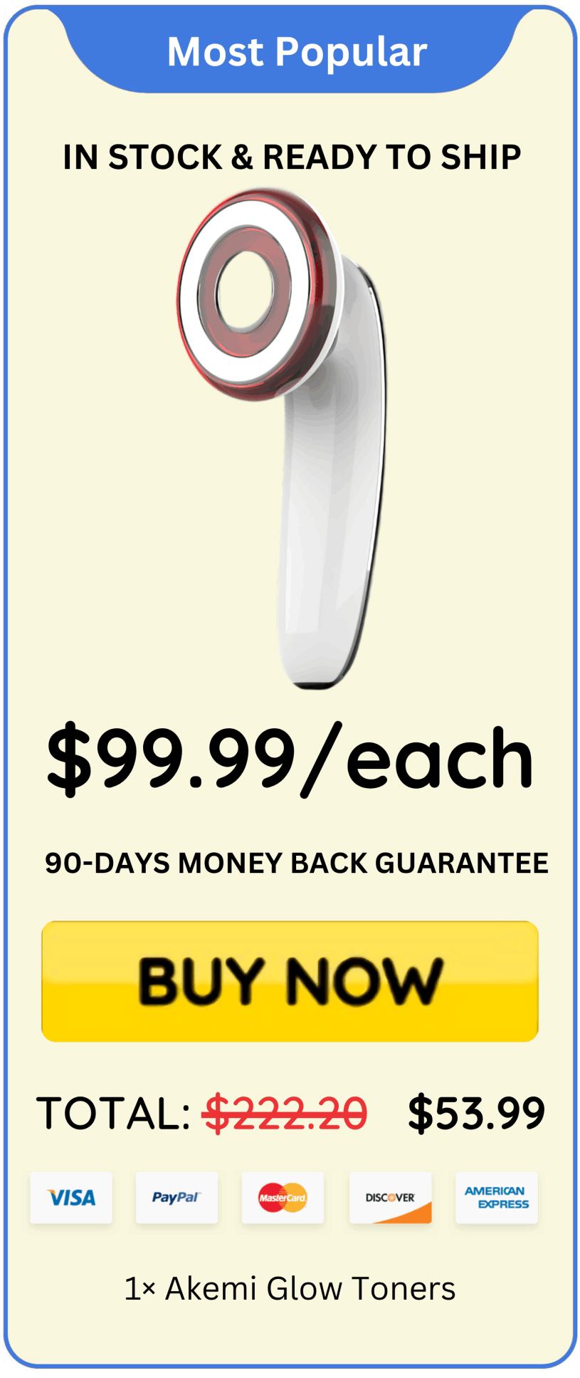 Akemi Glow Toner offer price 